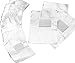 200x Lint Nail Art Tips Wipes Paper Pad Foil UV Gel Acrylic Polish Remover Pad