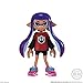 Produktbild BANDAI  Splatoon 2 Kisekae Gear Collection 2 Trading Figur: #1 Inkling-Mädchen [Neon Lila] & Anker-Shirt [Rot]