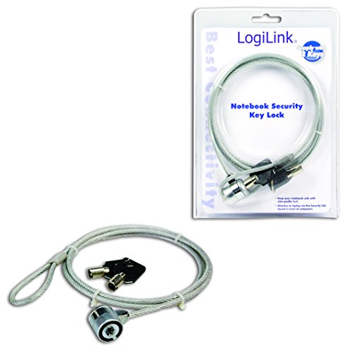 LogiLink Notebook Diebstahlsicherung mit Schloss silber - 4