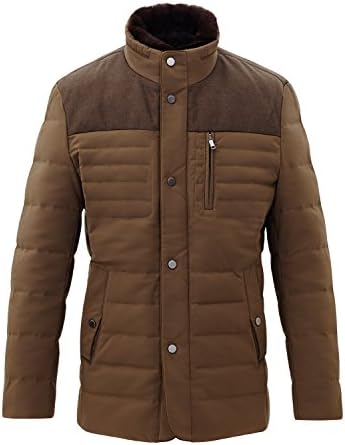 BosidengMen Premium Warm Down Jacket (The Detachable Inner Collar is Not Included)