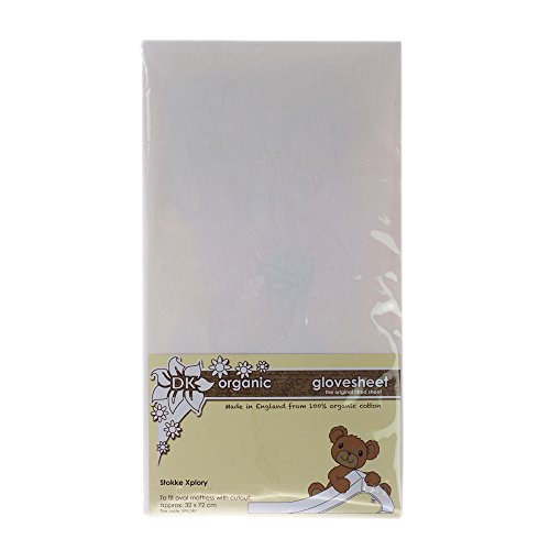 DK Glovesheets - Sábana bajera sábana bajera para Stokke Xplory (orgánico), color blanco