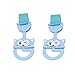 Cute Hot Sale Stroller Hooks Baby Stroller, 2 Pack, Blue Cat (16*4.5CM)