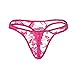 Produktbild Pingtr - Herren Spitze G-String,Herren String Tanga Dessous G-String Wetlook Erotik Bikini Slips Unterwäsche Ouvert Strings schwar