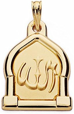 18k gold medal 24mm God is great. [AA2662GR] - Customizable - RECORDING INCLUDED IN PRICE