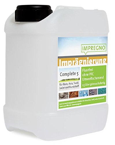 IMPREGNO® 'Impr egno impregnación Complete 5 5 litros universal - Producto impermeabilizante Fluor libre/PFC de
