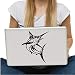 Produktbild Marlin Fisch Niedlichen Design Computer Aufkleber Wasserdicht Abnehmbare Laptop Aufkleber Vinyl Notebook Aufkleber Auto Styling Wanddekor