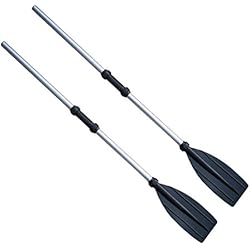 VORCOOL 1 Paire de Pagaies de Bateau à Rames Détachable en Alliage d'Aluminium Durable pour Bateaux Rafting