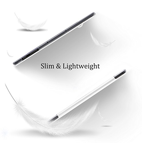 Samsung Galaxy Tab S3 9.7 Hülle, IVSO Ultra Schlank Superleicht Ständer Slim Leder zubehör Schutzhülle für Samsung Galaxy Tab S3 9.7 Tablet-PC perfekt geeignet, Weiß - 8