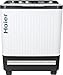 Haier 7.2 kg Semi-Automatic Top Loading Washing Machine (HTW72-187S S-1, White) RS.10990.00