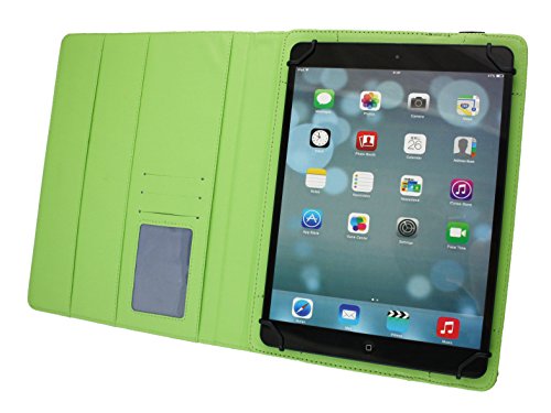 Emartbuy® Artizlee ATL-21 10.1 Zoll HD Tablet PC Universal ( 9 – 10 Zoll ) Grün Premium PU Leder Multi Angle Exekutive Folio Geldbörse Tasche Hülle Grün Innenraum mit Kartensteckplätze + Eingabestift - 4