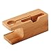 Price comparison product image Multifunction Bamboo Wooden Charging Dock Mount Holder Ports Charge Station for Apple Watch SERIES 3 2 1 38mm 42mm iPhone 8 7 6s 6 5s x Plus