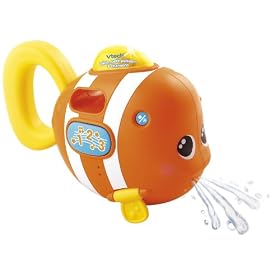 VTech Jouet de Bain – Léon P&rsquo;tit Poisson à Chansons – Version FR, Orange, Taille Unique