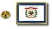 Produktbild Akacha pin flaggenpin flaggen Button pins anstecker Anstecknadel usa West Virginia