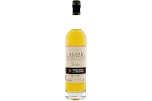 EDDU - Lambig de Bretagne AOC - Eau-de-vie de cidre ou "La Fine de Bretagne" - Origine : France/Bretagne - Notes de Vanille et Pomme fraîche - 40% Alcool - 70 cl