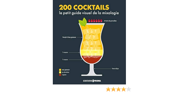 Amazon Fr 200 Cocktails Le Petit Guide Visuel De La Mixologie Spence Jordan Livres