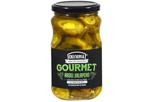 Olympia Gourmet Peperoncini Jalapeño Verdi in Salamoia, Tagliati, 330g