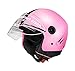 Jmd Helmets Grand Open Face Pink Color Helmet (M) Size) RS.749.00