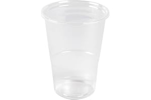 ALMERICORP Vaso Transparente Polipropileno (PP) 330 ml - 100 unidades - Reutilizables - Ecológicos - Resistentes - Ideal para Fiestas, Oficinas, Catering