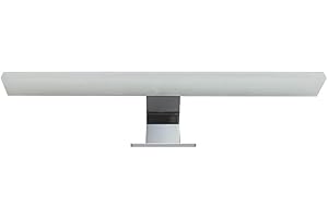 7H SEVENON Aplique Espejo Baño LED 9,6W Perfil al Aire | 7hSevenOn | Foco LED Baño | 3 Usos: Espejo, Pared o Marcos | Lámpara Baño LED | Color Luz Blanco Neutro 4200K | Resistente al Agua