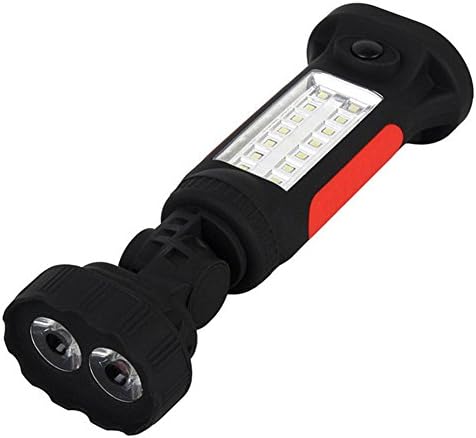 YMXJB LED Work Light Torch Inspection Flashlight with Strong Magnetic Base &amp; Adjusting Head and Hanging Hook for Garage Camping Hunting Fishing Hiking Backpacking Household Workshop Car Repair