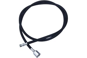 CLOUDPOWER Kitchen Faucet Pull Out Replacement Hose, Premium Nylon Filament Kitchen Faucet Replacement Hose, 59 Inch Length, Gray And Black(Snap-Black)