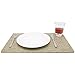 Produktbild Filzuntersetzer Platzset Platzmatte Tischuntersetzer Glasuntersetzer Tischschoner Filz Untersetzer abgerundet eckig quadratisch ca. 45 x 30 cm für Hochzeit und zur Dekoration (1 Stück - 45 x 30 cm, 80 braun meliert)