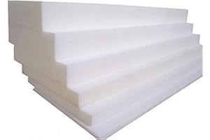 Porter and Lambert Upholstery Foam - Replacement Foam Cut to Any Size | High Density Sofa | Cushions Seat Pads, Stool/Chair Firm Foam Thickness 5",30" x 25"