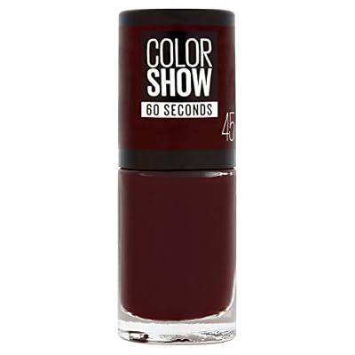 Maybelline New York Gemey Maybelline Colorshow - Vernis a ongles -45 CHERRY ON THE CAKE - Rouge Foncé - 7 ml