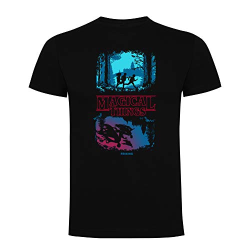 Gaamers Camiseta Original Magical Things Negro - Serigrafía