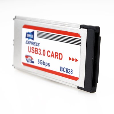 GMYLE(TM) 34/54 mm Express Card zu USB 3.0 2-Port ExpressCard Schnittstellenkarte Adapter - 2