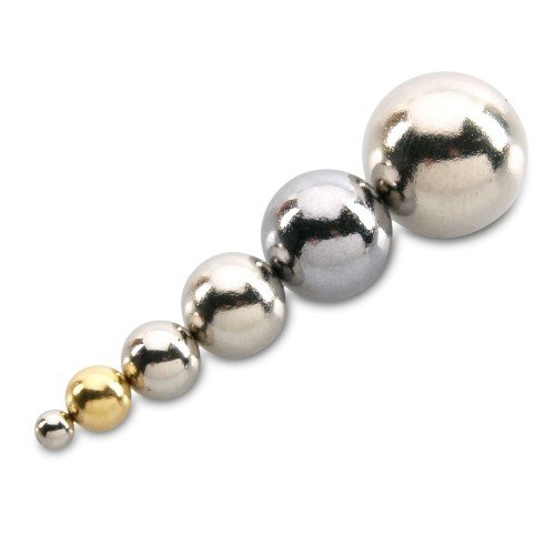 Magnetkugel / Kugelmagnet Ø 30,0 mm Nickel N40 -hält 12,9 kg - 2