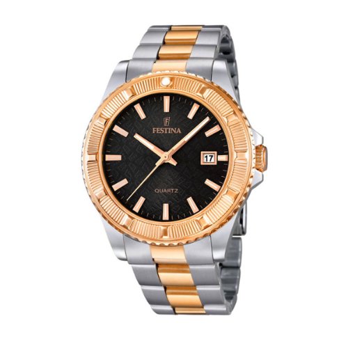 Festina Unisex-Armbanduhr Trend Analog Quarz Edelstahl beschichtet F16685/5 Festina Unisex-Armbanduhr Trend Analog Quarz Edelstahl beschichtet F16685/5