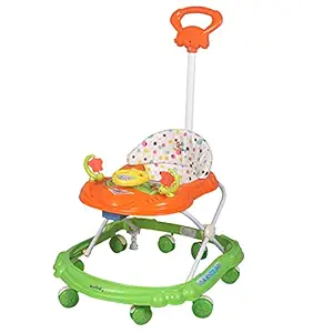 Sunbaby Hot Racer Musical Walker (Orange with Green)