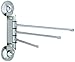 Produktbild EverLoc EL-10240 Vakuumsystem - Nie wieder bohren! Handtuchstange, beweglich mit 3 Armen, Metall, chrom, 30 x 5 x 21.5 cm