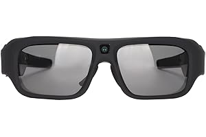 CRYFOKT Okulary wideo 4K Foto 2K Video Sportowa kamera Action Glasses 30FPS Video Recorder Camera with UV Protection Polarized Lens Okulary przeciwsłoneczne Kamera dla mężczyzn Jazda konna