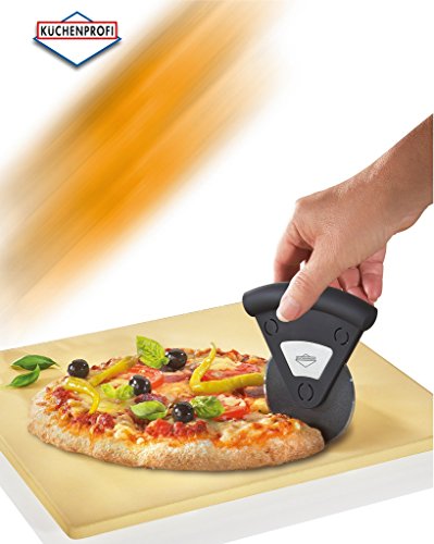 Küchenprofi 0804970000 Pizzaschneider, 4 Farben sortiert, im Display, Edelstahl, silber, 5 x 5 x 3 cm