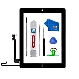 ipad touchscreen reagiert nicht immer QUALITATIV HOCHWERTIGES PROFESSIONELLES All-IN-ONE KIT: Echt Glas Kamera Linse Ersatz Digitizer Touch Screen Front Display Glas Ersatzteil.