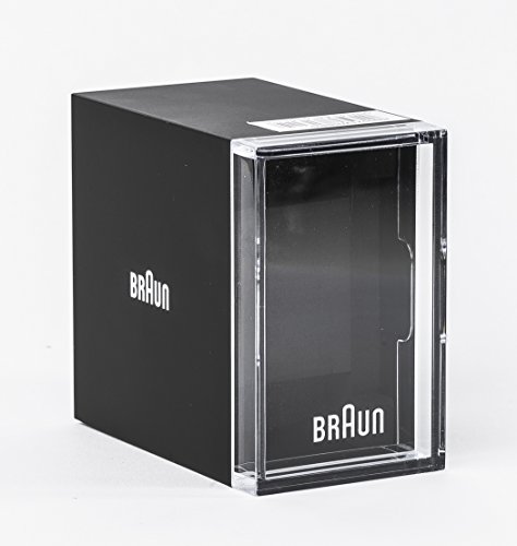 Braun Men's Quartz Watch with Grey Dial Analogue Digital Display and Black Rubber Strap BN0159GYGYG