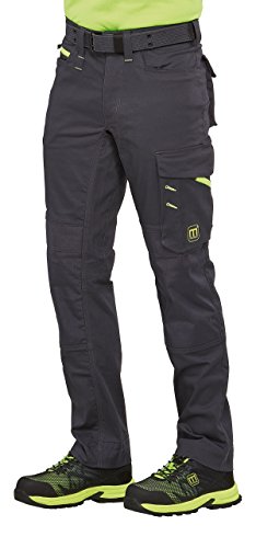 Preisvergleich Produktbild Macseis Herren Arbeitshose Proneon mit Kniepolstertaschen 50 / grau
