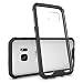 CUBIX Hybrid Air Case Soft Bumper and Hard Acrylic Crystal Transparent Back Cover TPU Cover Case for Samsung Galaxy S7 (Black) Scratch Resistant Shock Absorbing RS.699.00
