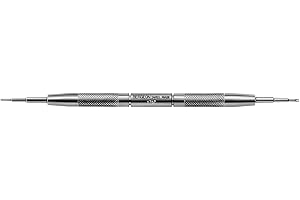 Bergeon 6767-F Watch Spring Bar Tool - Long Stainless Steel Handle with Replaceable Screw In Fine Tool End