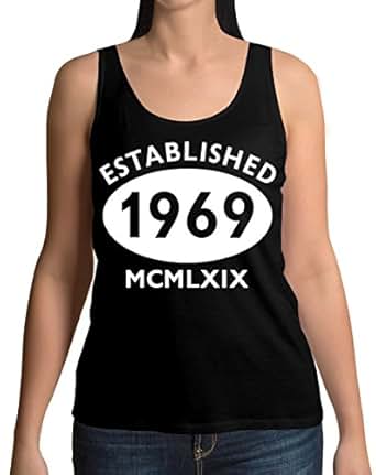 Dressdown Established 1969 Roman Numerals - 47th Birthday - Womens