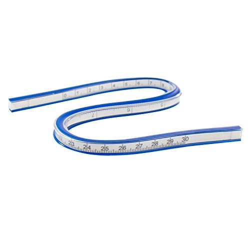 TRIXES Regla flexible de 30 cm (12