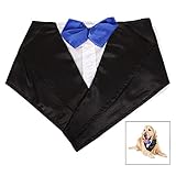 ropa para perros medianos en bogota Tamaño ajustable del cuello: 56 - 66 cm, Esmoquin para perros se adapta para la mayoría de perros o gatos pequeños, medianos o grandes.