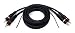 Produktbild Maincore 1.5m Audiokabel mit 2 x Cinchstecker auf 2 x Cinchstecker und Erdungskabel, Kabel mit farblicher Kennung, ideal für Mischpult, Plattenspieler, CD-Spieler