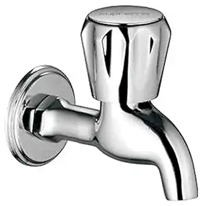 Drizzle Bib Cock Conty Brass Chrome Plated/Bathroom Taps Quarter Turn