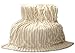 Brandsseller - Luxury Bed Blanket Throw Throwover Bedspread Bedcover - Faux Fur optics on both sides - Size: 220x240 cm - color: white