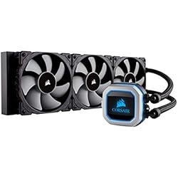 CORSAIR HYDRO Series H150i PRO RGB Refroidissement Liquide, Radiateurs 360mm, Trois Ventilateurs PWM ML120, Eclairage RGB Avancé, Compatible Socket Intel 115x/2066 et AMD AM4