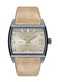 Diesel Herren-Armbanduhr Analog Quarz Leder DZ1703