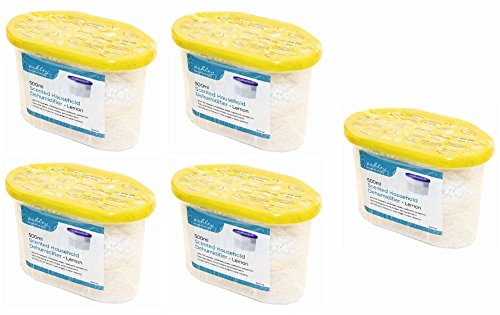 PACK OF 5 Household LEMON Scented 500ml DEHUMIDIFIERS